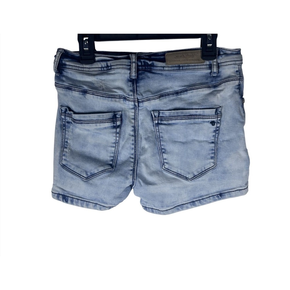 Joujou Girls Distressed Light Wash‎ Denim Shorts Size 5 Preowed